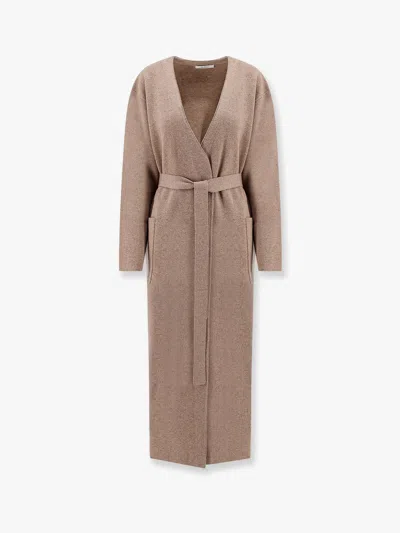 Max Mara Women Gestro Wool And Cashmere Coat With Belt In Neutral