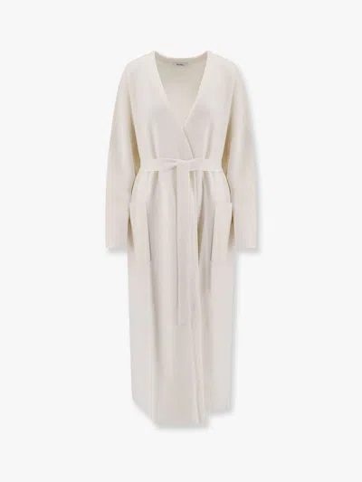 Max Mara Women Gestro Wool And Cashmere Coat With Belt In Neutral