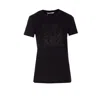 Max Mara Embellished Round Neck Top With Graphic Detail In Multi