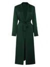 Max Mara Studio Giselda Overcoat In Green