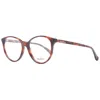 Max Mara Ladies Brown Cat Eye Eyeglass Frames Mm5011 In Brown