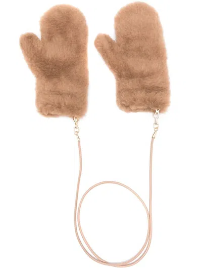 Max Mara Women Gloves In Brown