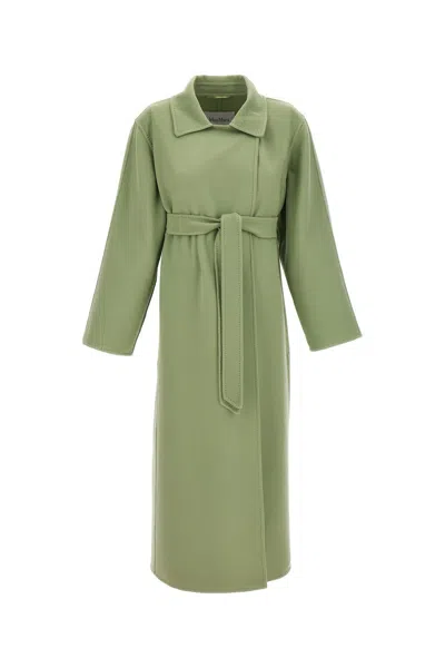 Max Mara Women's Manuela Icon Belted Wool-cashmere Coat In Green