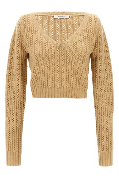 Max Mara Sweaters In Cream