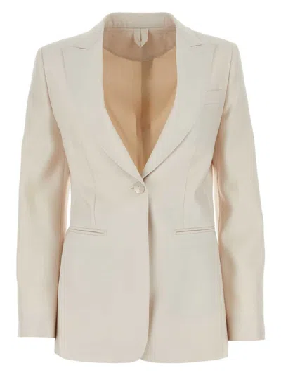 MAX MARA WOMEN'S IVORY DUCHESSE AVORIAZ BLAZER