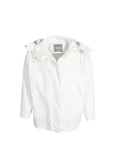 Max Mara Raincoat In White