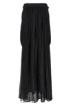 Max Mara Jedy Embellished Silk-chiffon Maxi Skirt In Black