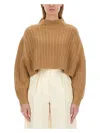 Max Mara Hodeida Wool And Cashmere Sweater In Beige