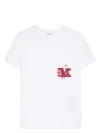 Max Mara Logo-embroidered Crewneck T-shirt In White