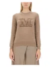 Max Mara Pamir Cashmere Sweater In Beige