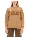 Max Mara Fido 1951 Wool And Cashmere Sweater In Beige