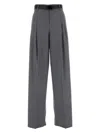 Max Mara Studio Pants Woman Grey In Gray