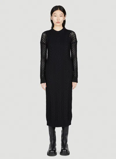 Max Mara Women Jumbo Knit Dress In Black