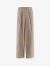 Max Mara Ladino Striped Silk Trousers