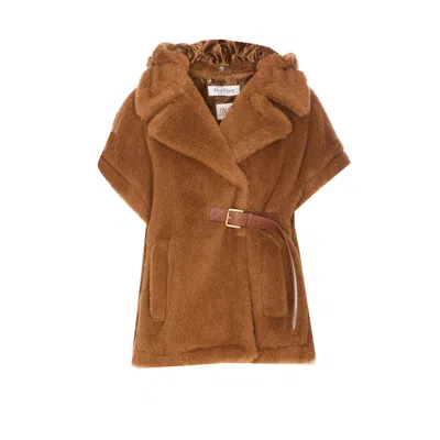 MAX MARA MAX MARA WOMEN LANOSO TEDDY WAISTCOAT