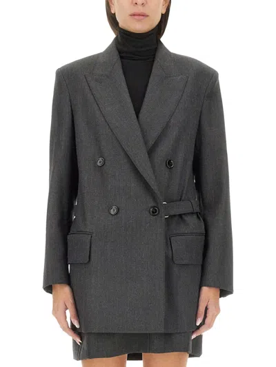 Max Mara Women "latin" Jacket In Gray
