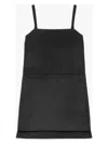 Max Mara Leale Mini Dress In Dark Grey