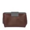 Max Mara Natural Leather Belt Bag In Brown