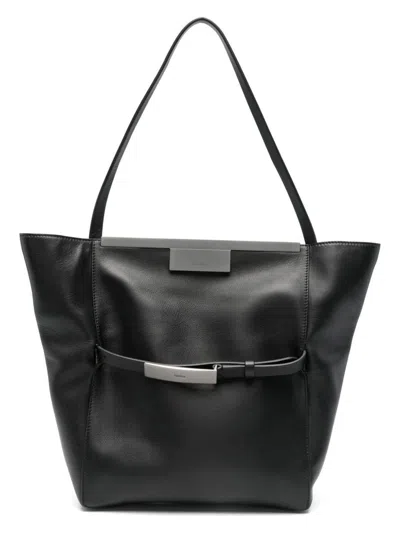 MAX MARA WOMEN'S LEATHER CLUTCH BAG