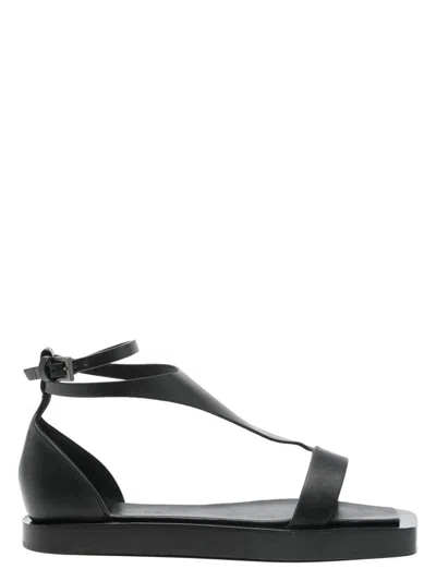 MAX MARA WOMEN'S LEATHER SANDALS WITH PREMIUM QUALITY