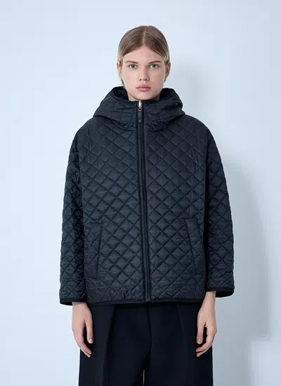 Max Mara Women Leo Quilted Jacket In Blue