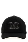 Max Mara 'curved Brim Six-panel Cap For Ventilation' In Black