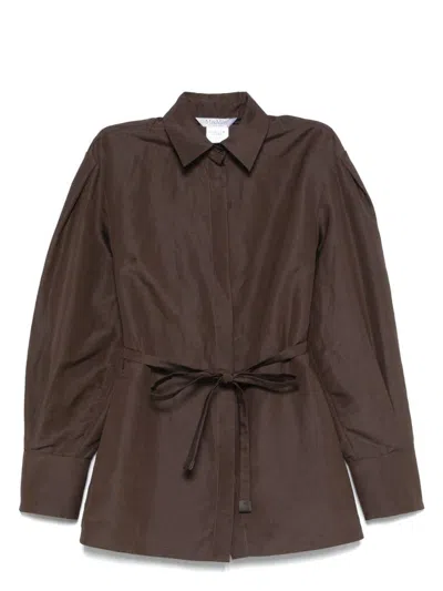 MAX MARA WOMEN'S LINEN AND SILK BLEND JACKET