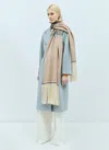 Max Mara Linen And Wool Stole In Cream