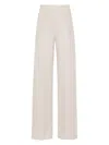 Max Mara Linen Blend Wide-leg Trousers