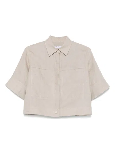 Max Mara Women Linen Shirt