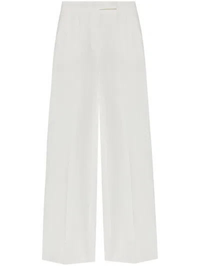 MAX MARA MAX MARA WOMEN LINEN WIDE-LEG TROUSERS