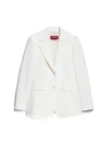 Max Mara Blazer Linz Bianco In Cady In White