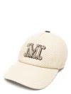 Max Mara Women's Logo Baseball Cap In Beige