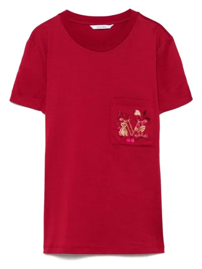 MAX MARA WOMEN'S LOGO COTTON T-SHIRT