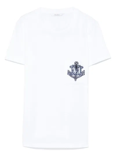 MAX MARA WOMEN'S LOGO COTTON T-SHIRT
