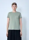 Max Mara Women Logo Motif T-shirt In Green