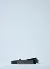 Max Mara Newplate 15 Leather Belt In Black