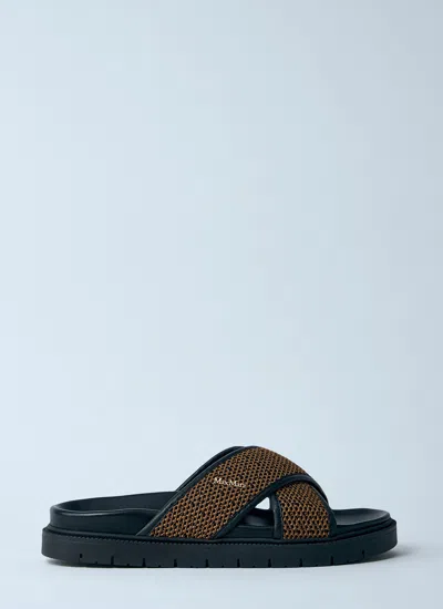 Max Mara Women Logo Plaque Slides