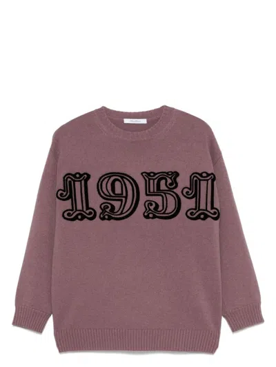 MAX MARA WOMEN'S LOGO WOOL AND CASHMERE JUMPER SWEATER