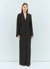 Max Mara Women Long Silk Dress In Black