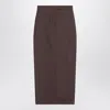 Max Mara Pianosa Denim-effect Midi Skirt