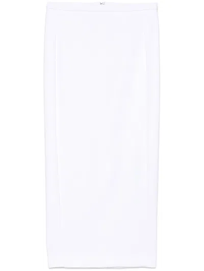 Max Mara Women Long Skirt In White