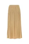 Max Mara Luisa Pleated A-line Skirt In Multicolor