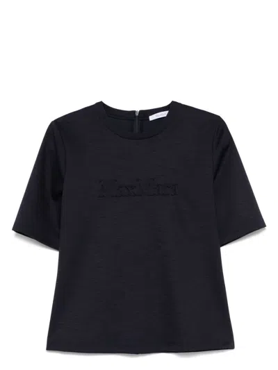 MAX MARA WOMEN'S LUXURIOUS 100% WOOL T-SHIRT