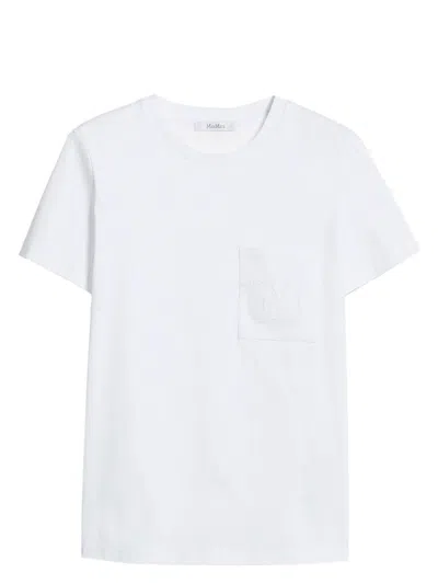 MAX MARA WOMEN'S M MONOGRAM COTTON JERSEY T SHIRT