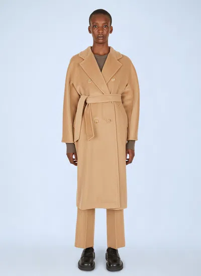 Max Mara Women Madame 101801 Coat In Brown