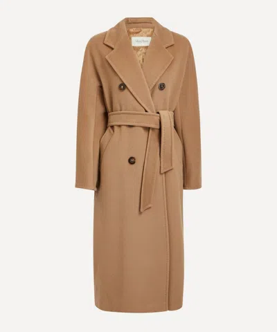 Max Mara Maxmara Teddy Bear Icon Coat Camel In Brown