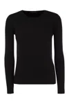 Max Mara Maxmara Studio Poker Sweater In Black