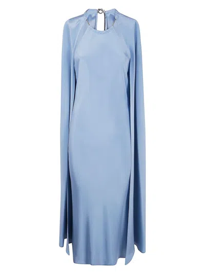 MAX MARA WOMEN'S MANAGUA PURE SILK CREPE DE CHINE DRESS WITH CAPE