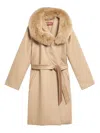 Max Mara Studio Outerwear In Camel